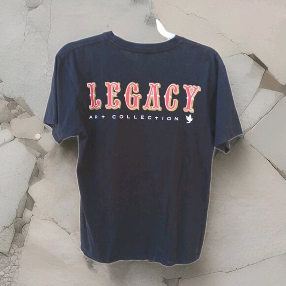 Legacy Art Collection Black T-Shirt‎ Men’s M Graphic Short Sleeve NWOT - Picture 4 of 6